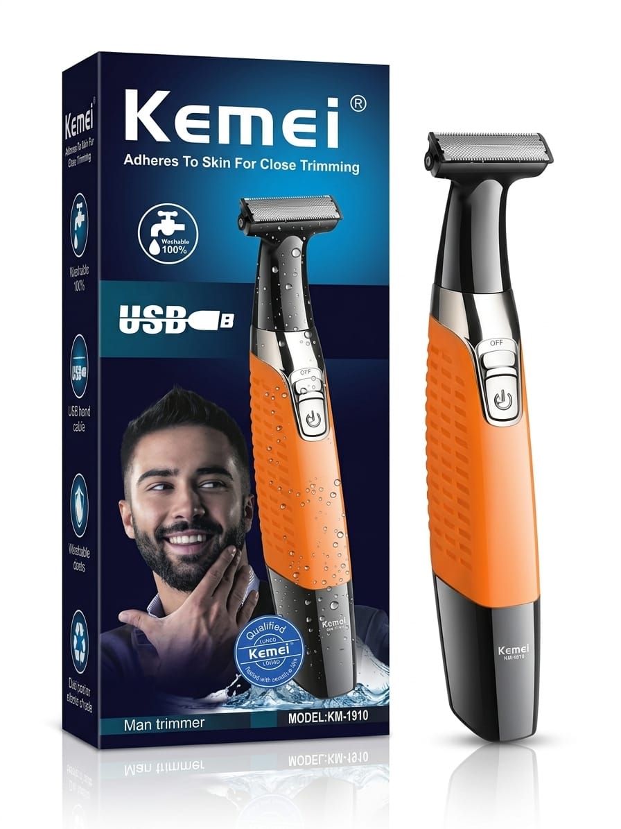 ماكينة حلاقة كيمي Kemei KM-1910 للجسم والوجه