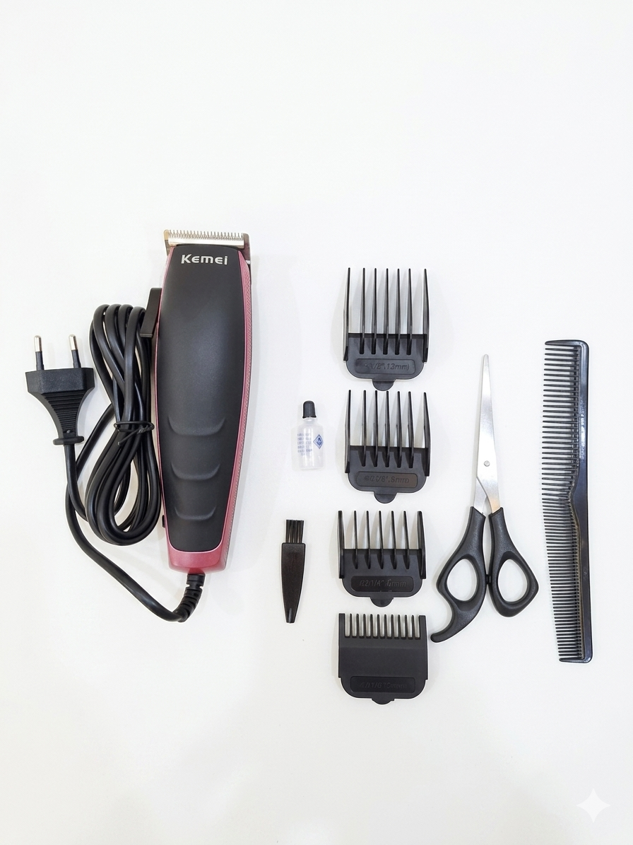 مكونات وشفرات ماكينة حلاقة كيمي الاحترافية Kemei KM-4702 hair clipper