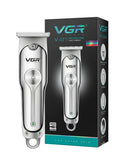 ماكينة حلاقة الشعر vgr v-071 الاحترافية باللون الفضي مع العلبة